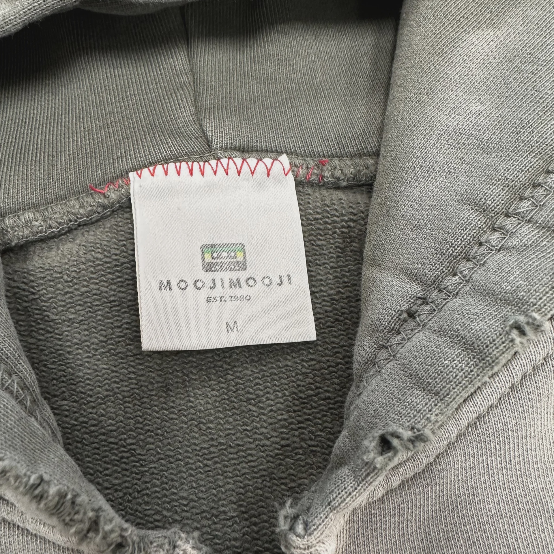Mooji Mooji OVERSIZED ZIP-UP HOODIE AGED STONE • Pre-Owned [3004] - photo 4