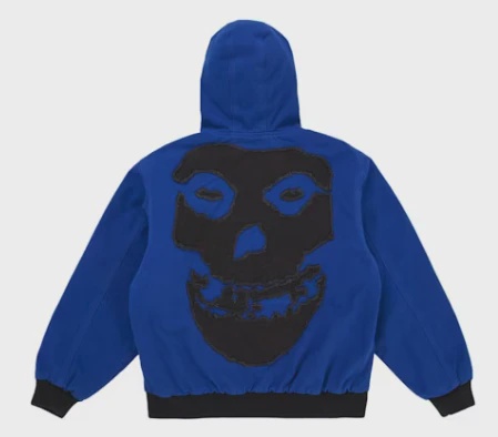 Supreme The Misfits Hooded Work Jacket Royal  • Brand New [1553]