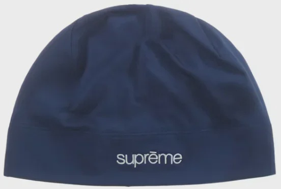 Supreme Supreme Base Layer Beanie (FW26) Navy - Size One Size