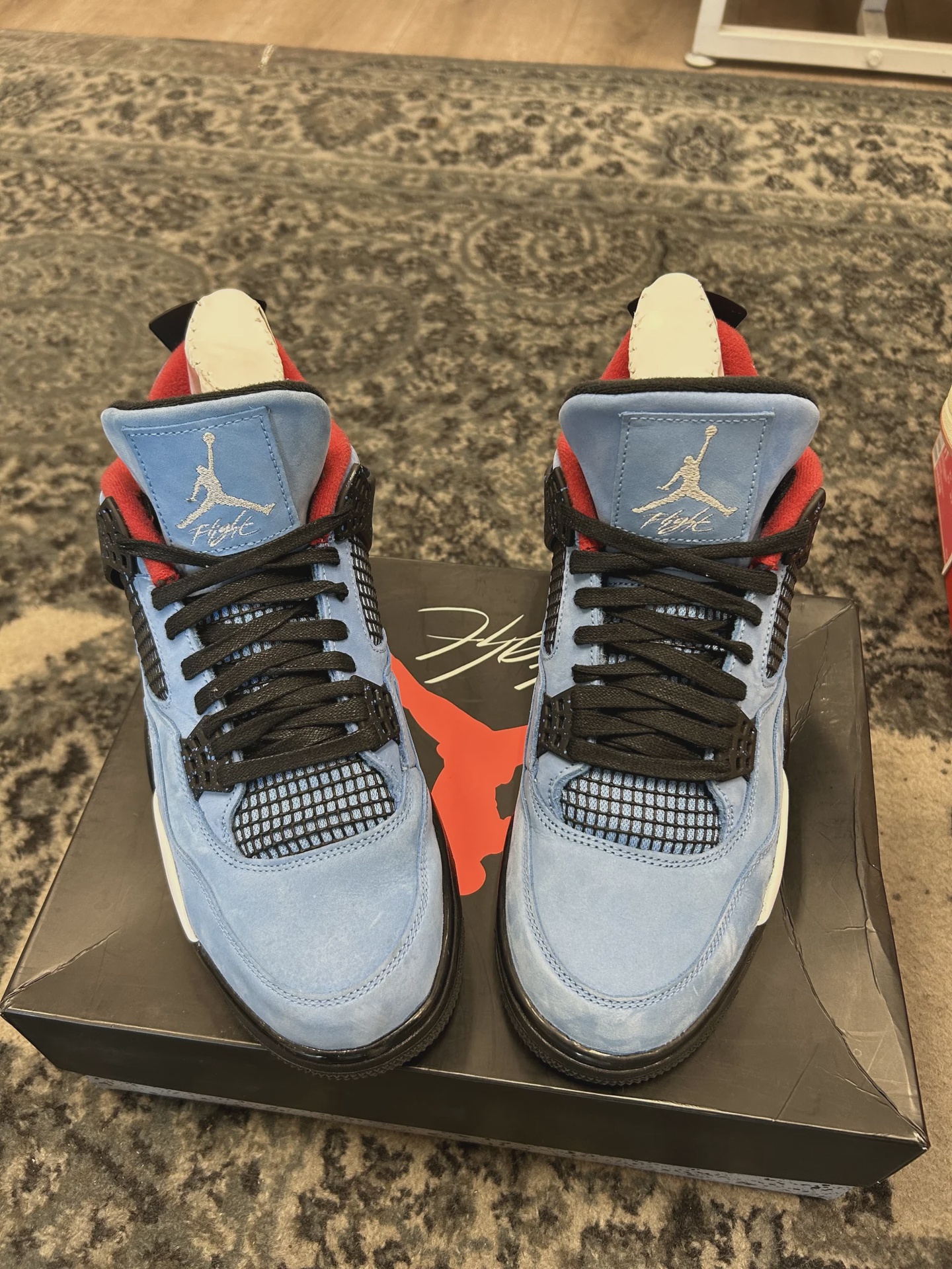 Air Jordan 4 Retro Travis Scott Cactus Jack • Pre-Owned [9085] - photo 4