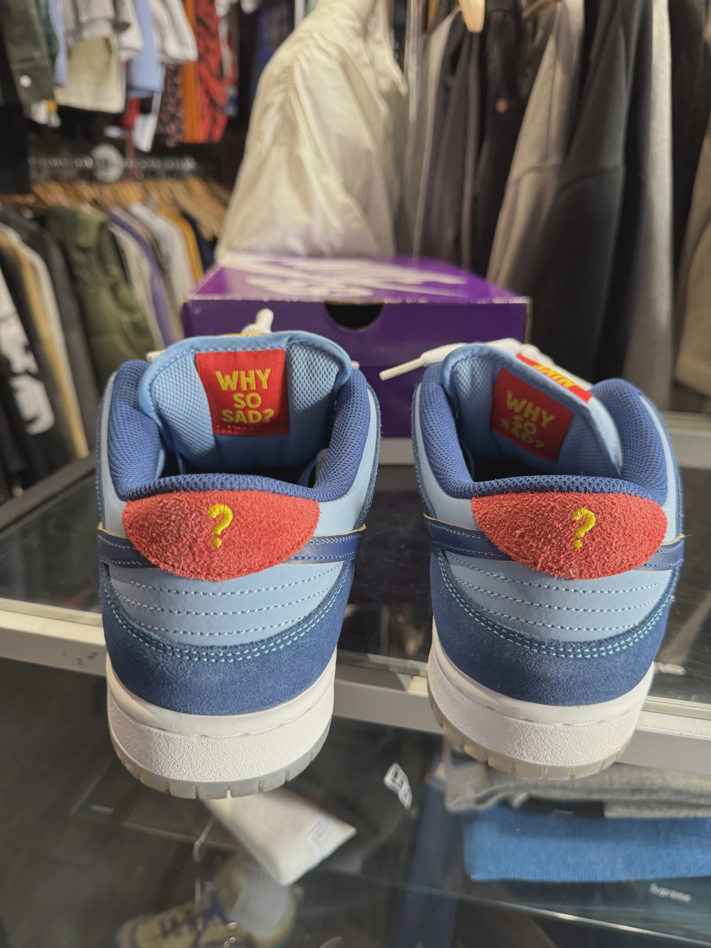 Nike SB Dunk Low Pro Why So Sad? • Pre-Owned [7551] 3