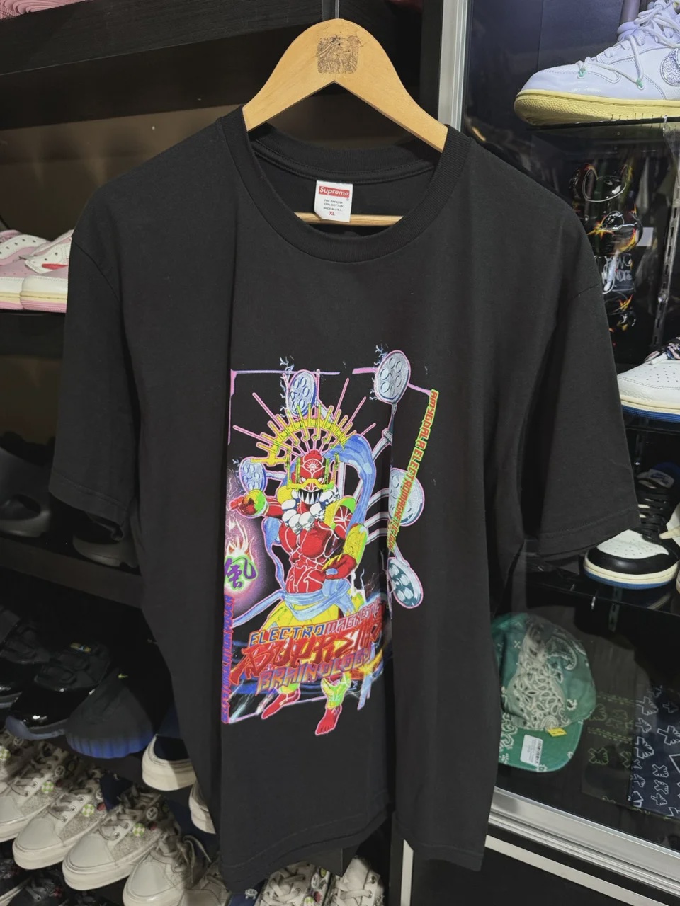 Supreme Supreme Electromagnetic Tee Black XL - Size XL