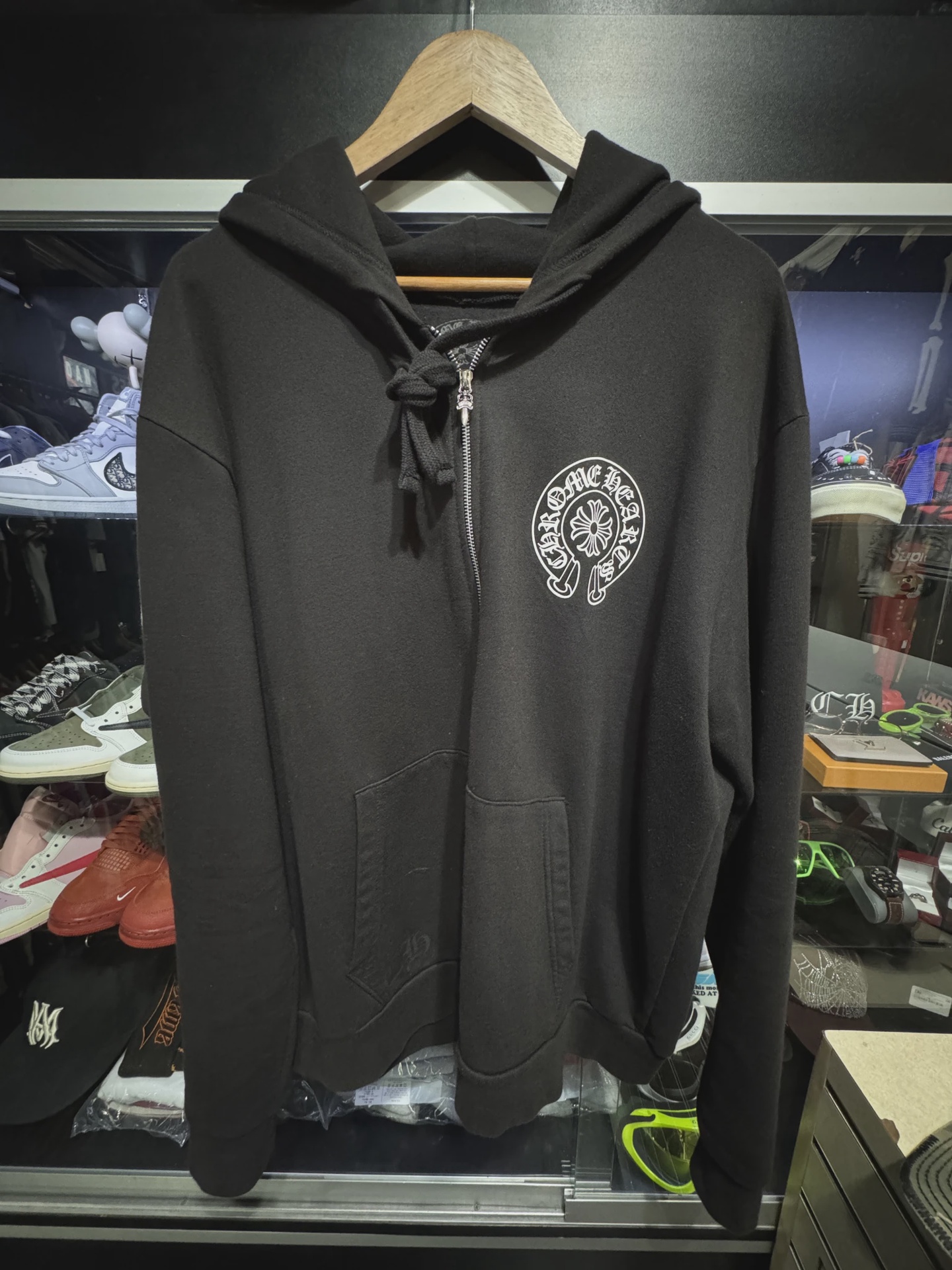 Chrome Hearts Horseshoe Hoodie Zip Up L • Pre-Owned [4006]