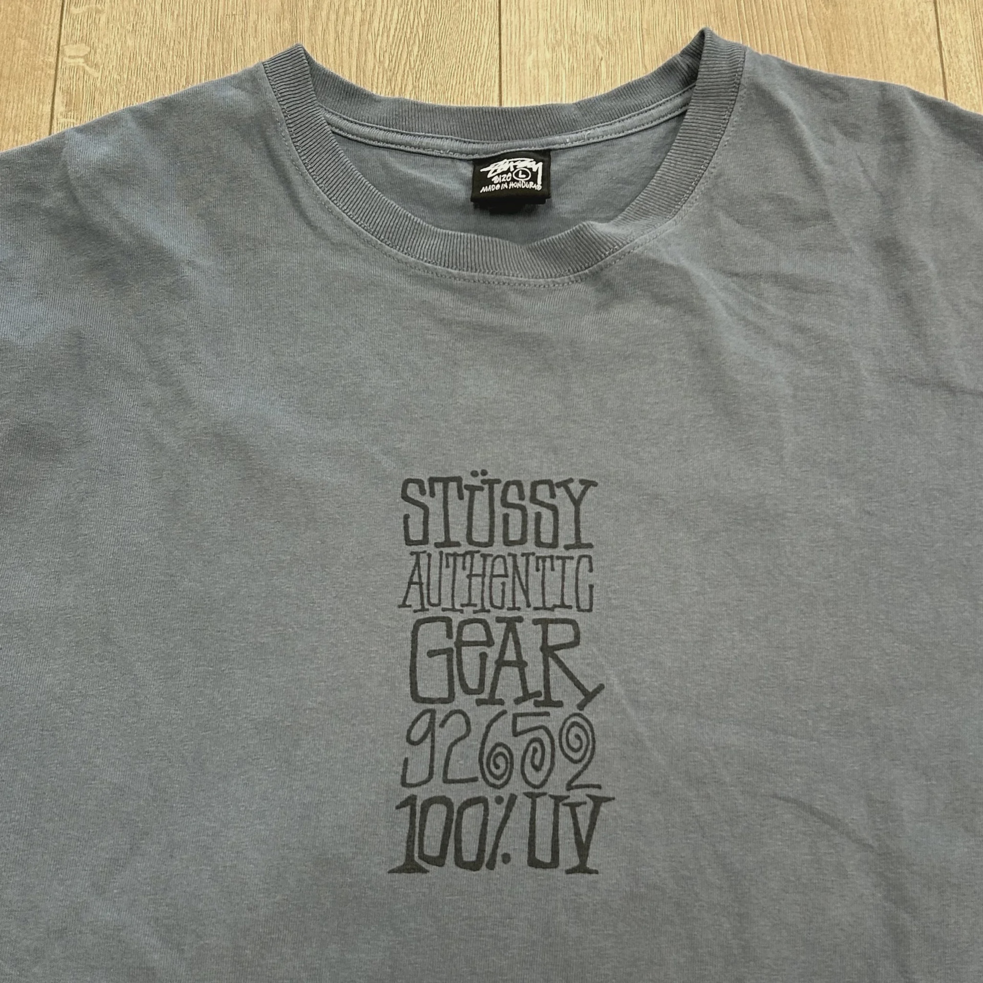 Stussy Authentic Gear Pigment Dyed Tee Navy • Pre-Owned [6130] - photo 3