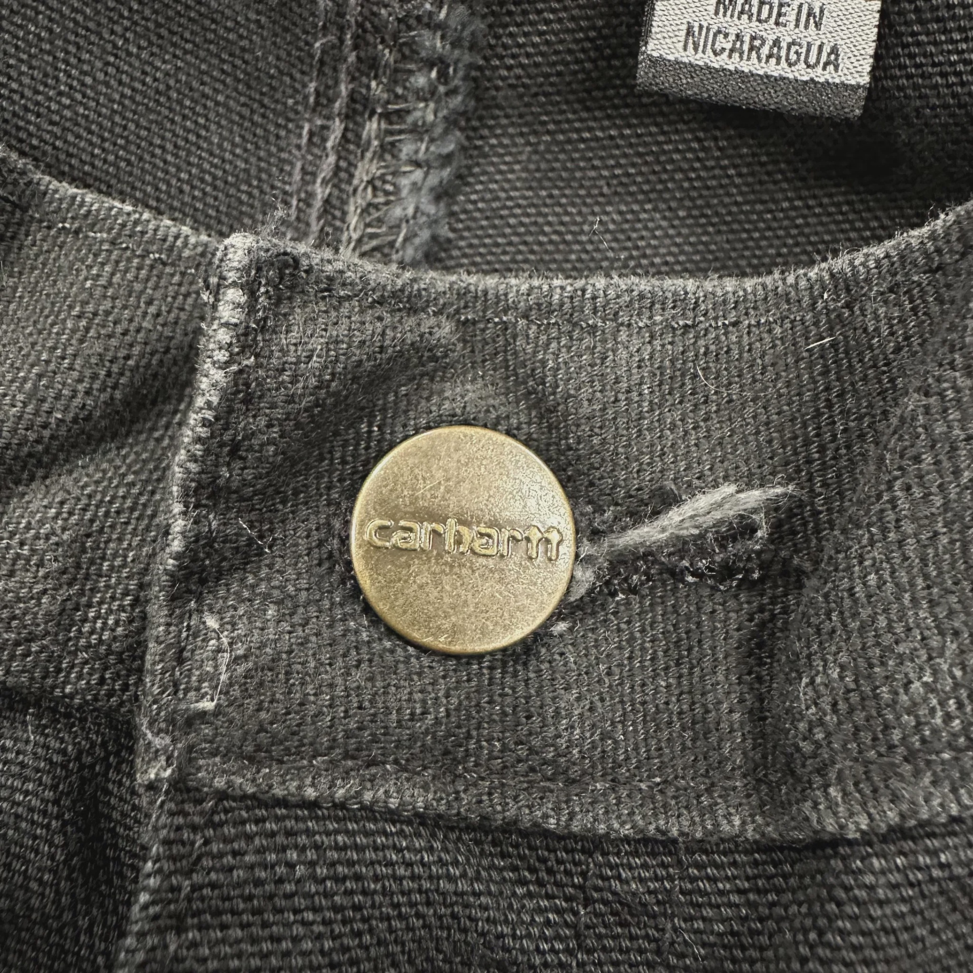 Carhartt B11 Loose Fit Washed Duck Canvas Utility Work Pants 31" • Pre-Owned [4250] - photo 3