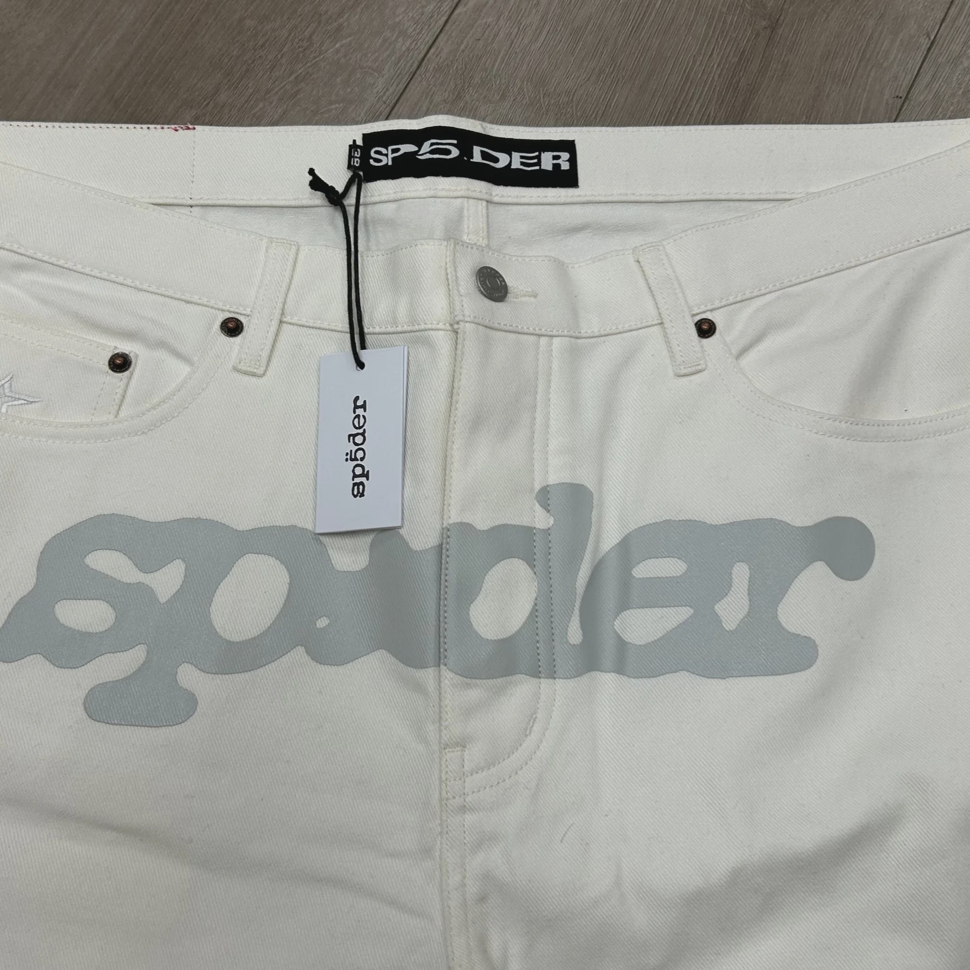 Sp5der white shorts • Brand New [8920] - photo 3