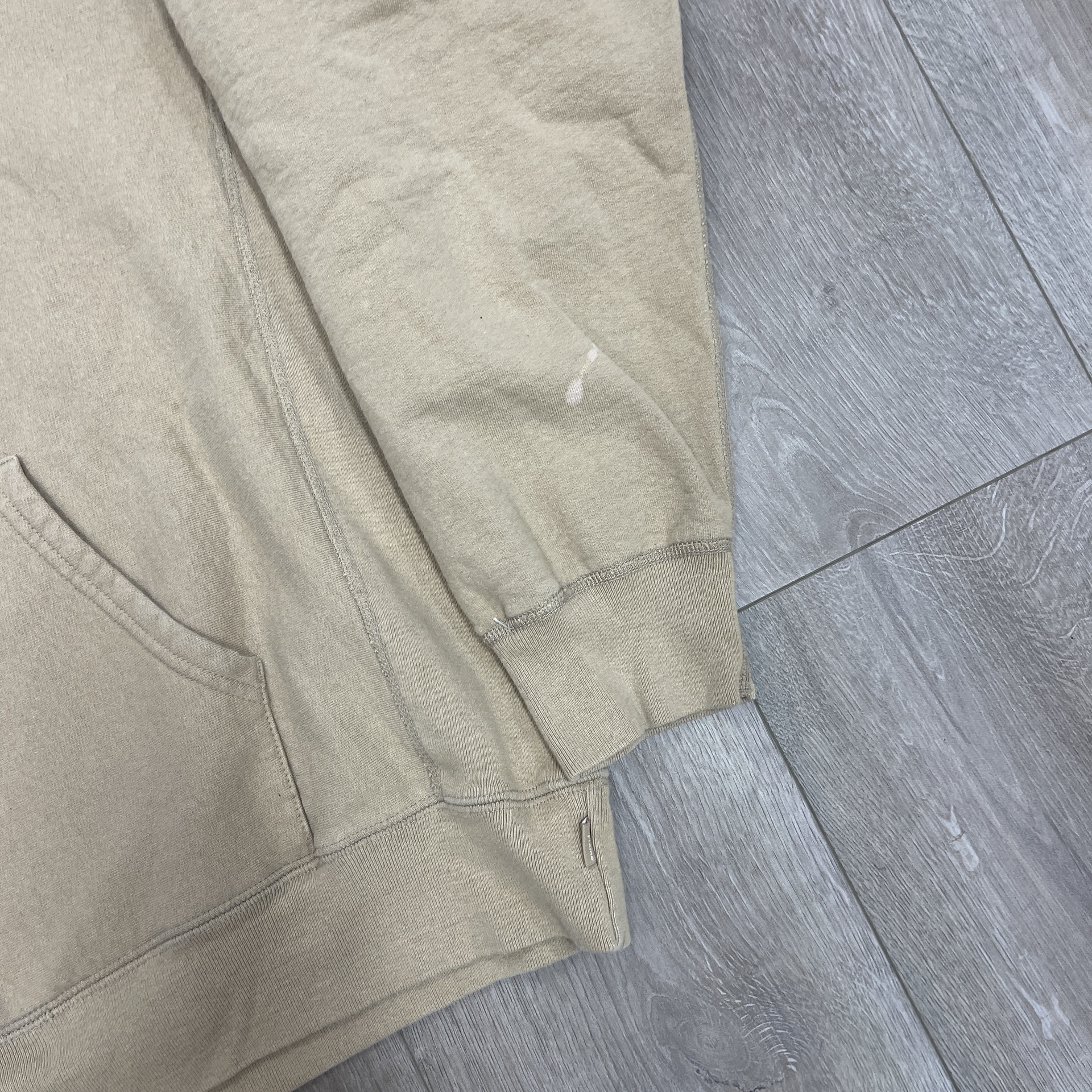 Supreme Reverse Hooded Sweatshirt Dark Tan - Pre-Owned 7