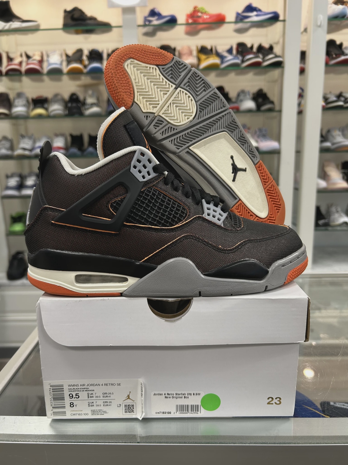 Air Jordan 4 Retro Starfish (Women's) • Pre-Owned [4360] 4