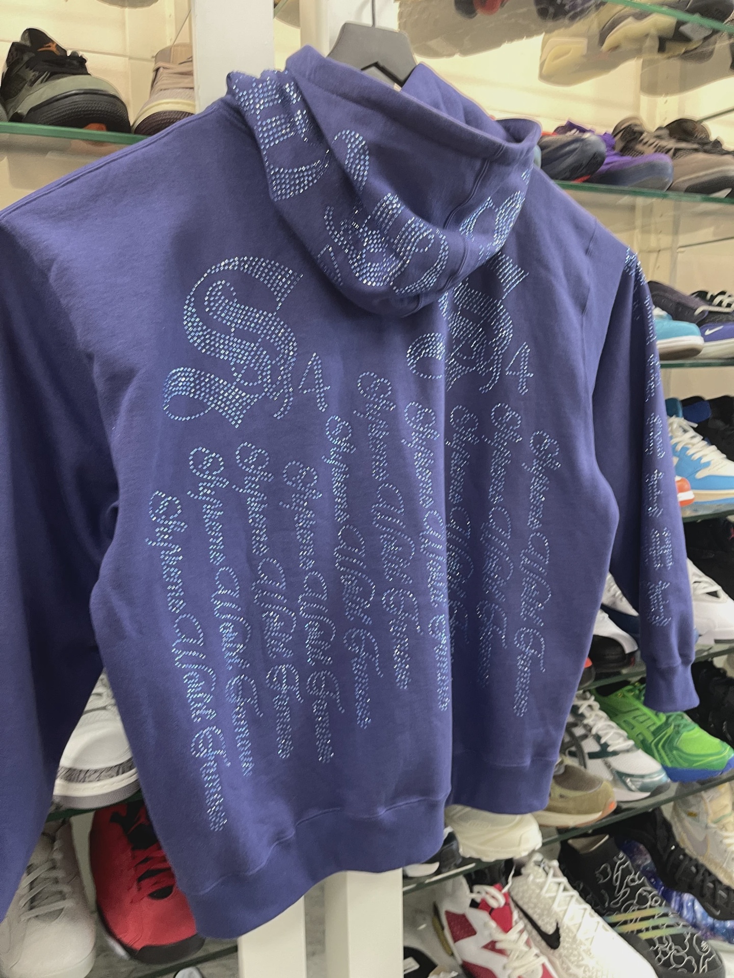 Supreme rhinestone zip up • Brand New [8626] 2