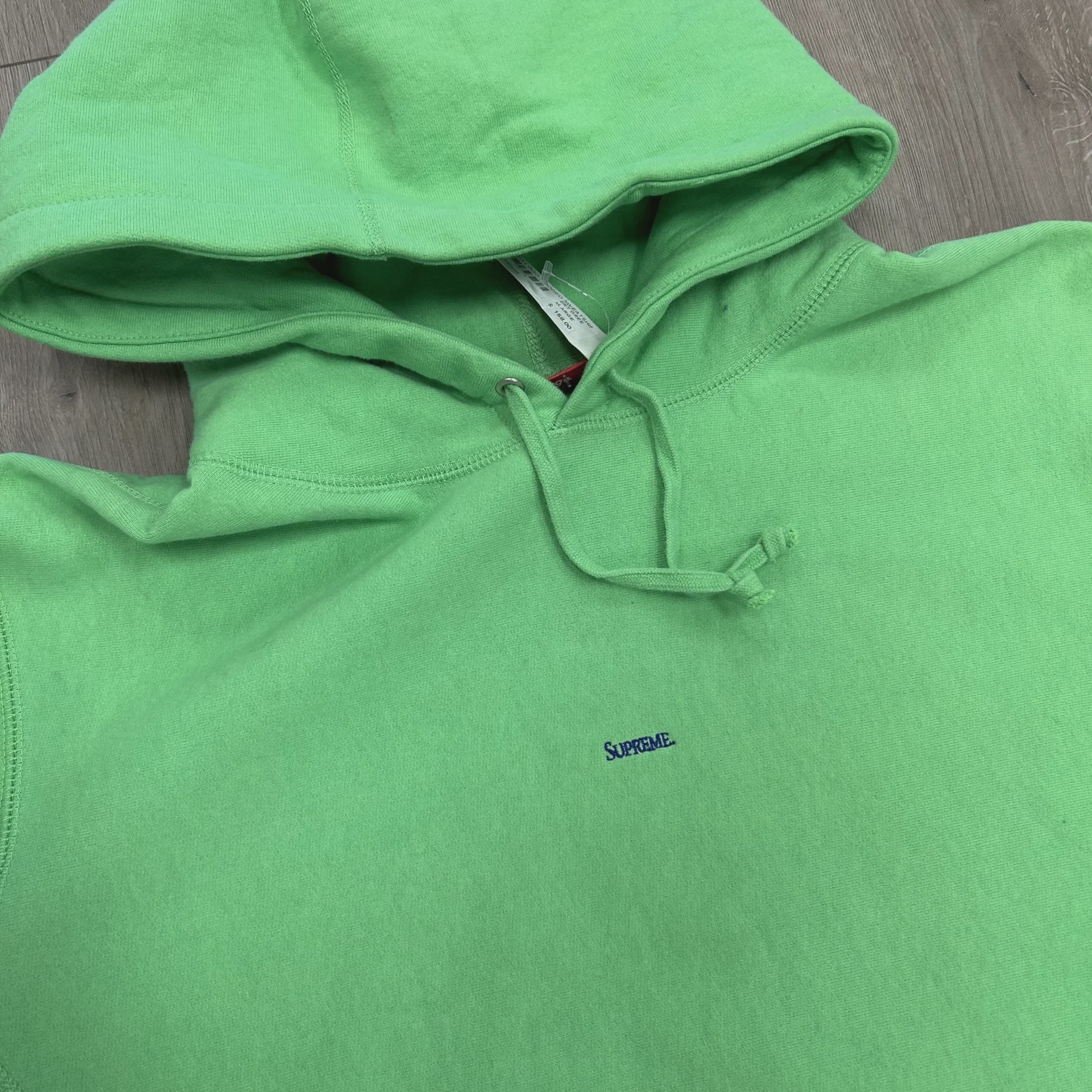 Supreme Micro Logo Hooded Sweatshirt • Pre-Owned [1756] - photo 2