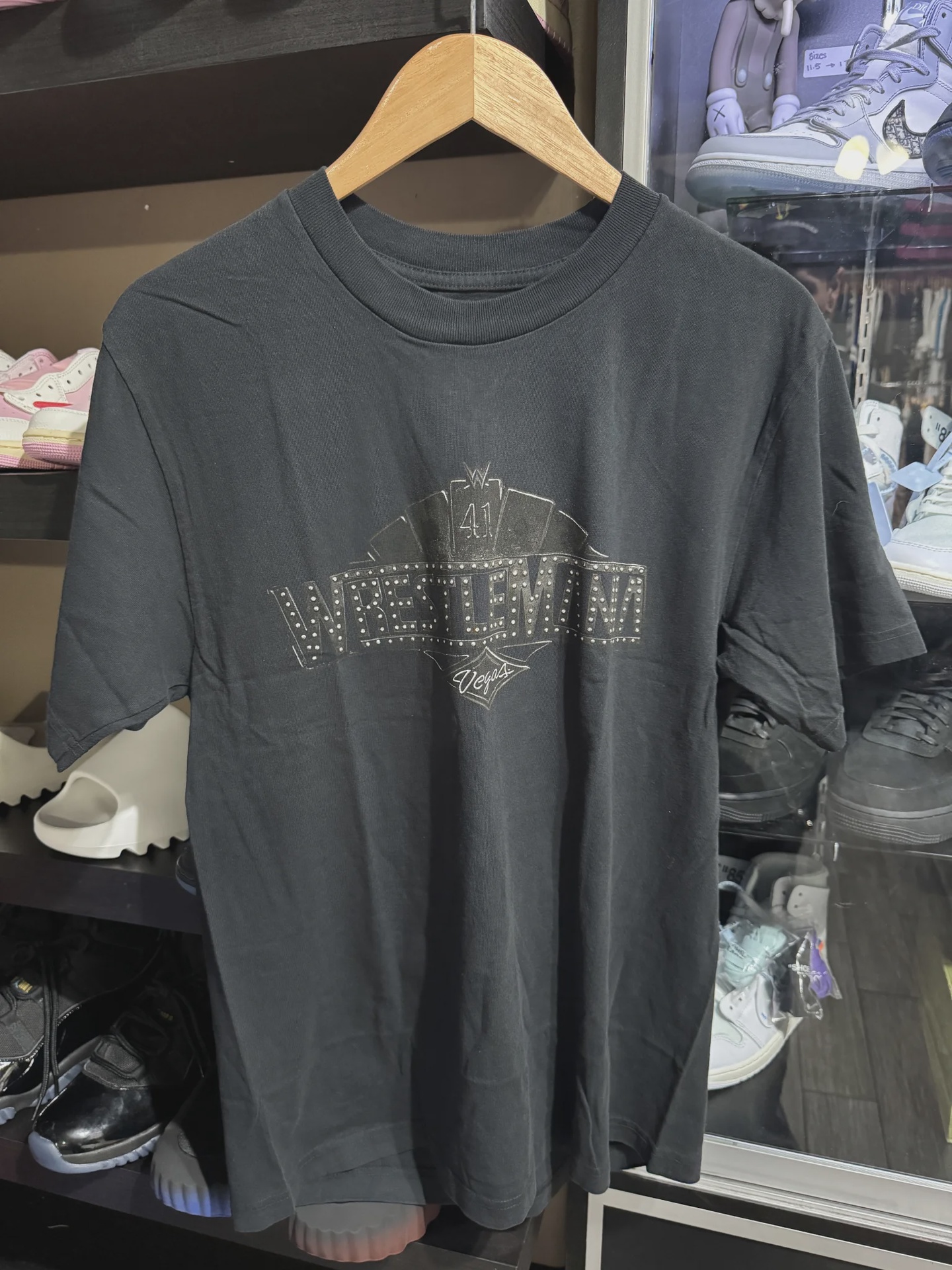Travis Scottt Cactus Jack Wrestlemania Tee Black M • Brand New [9820]