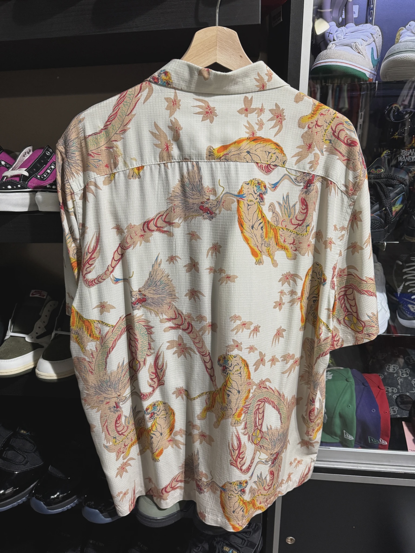 All Saints Dragon Print Button Up • Pre-Owned [0247] 2