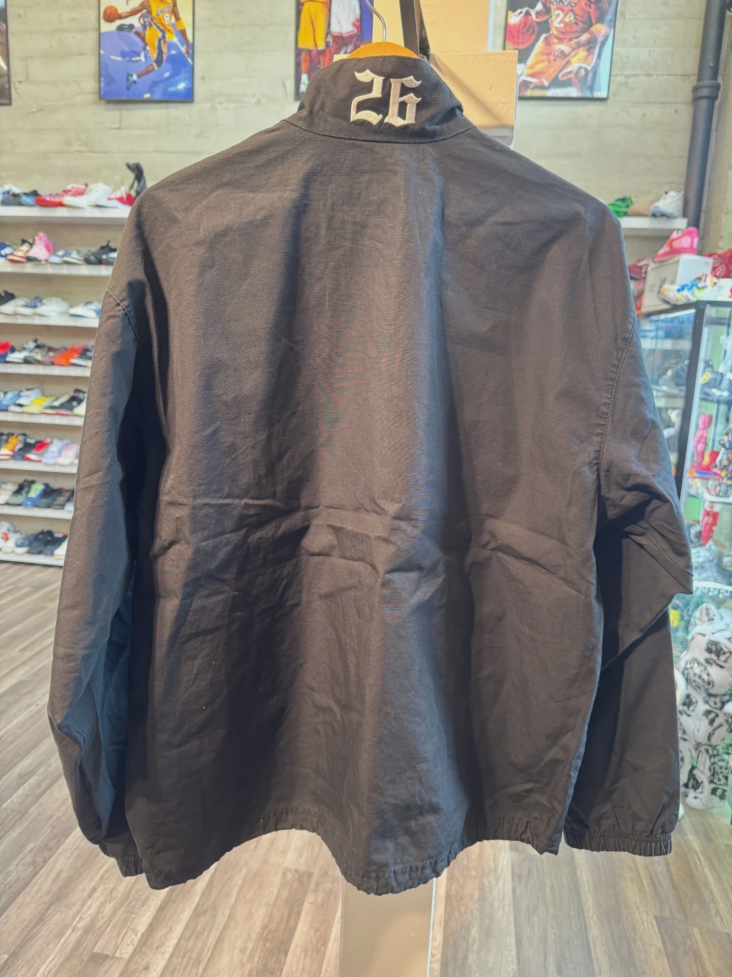 Supreme Umbro Cotton Ripstop Track Jacket (FW26) Black • Brand New [9833] - photo 2
