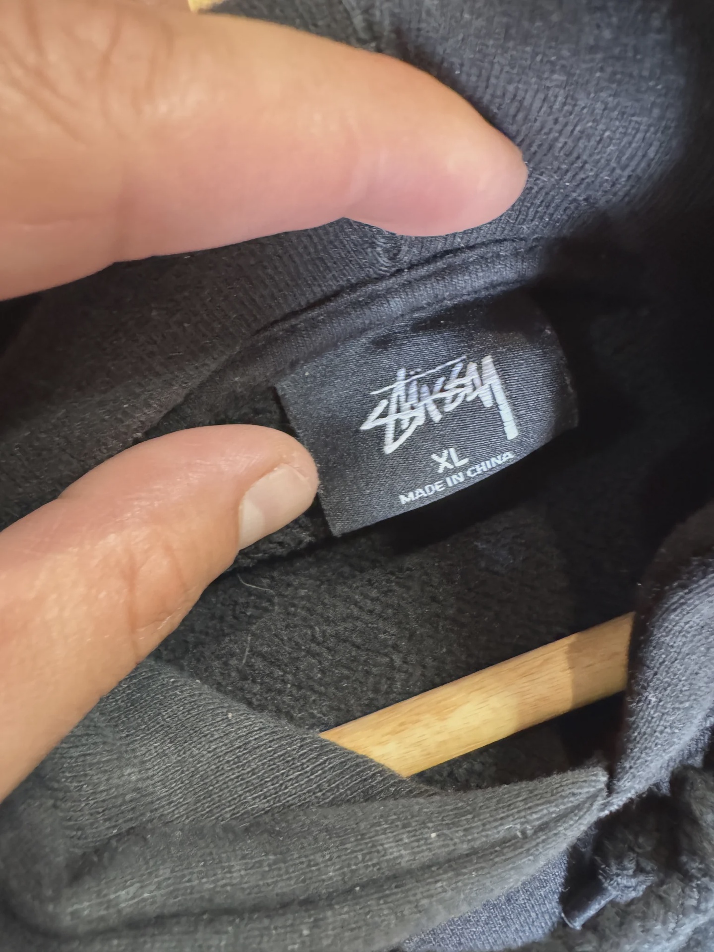 Stussy World Tour Hoodie Black XL • Pre-Owned [0053] - photo 3