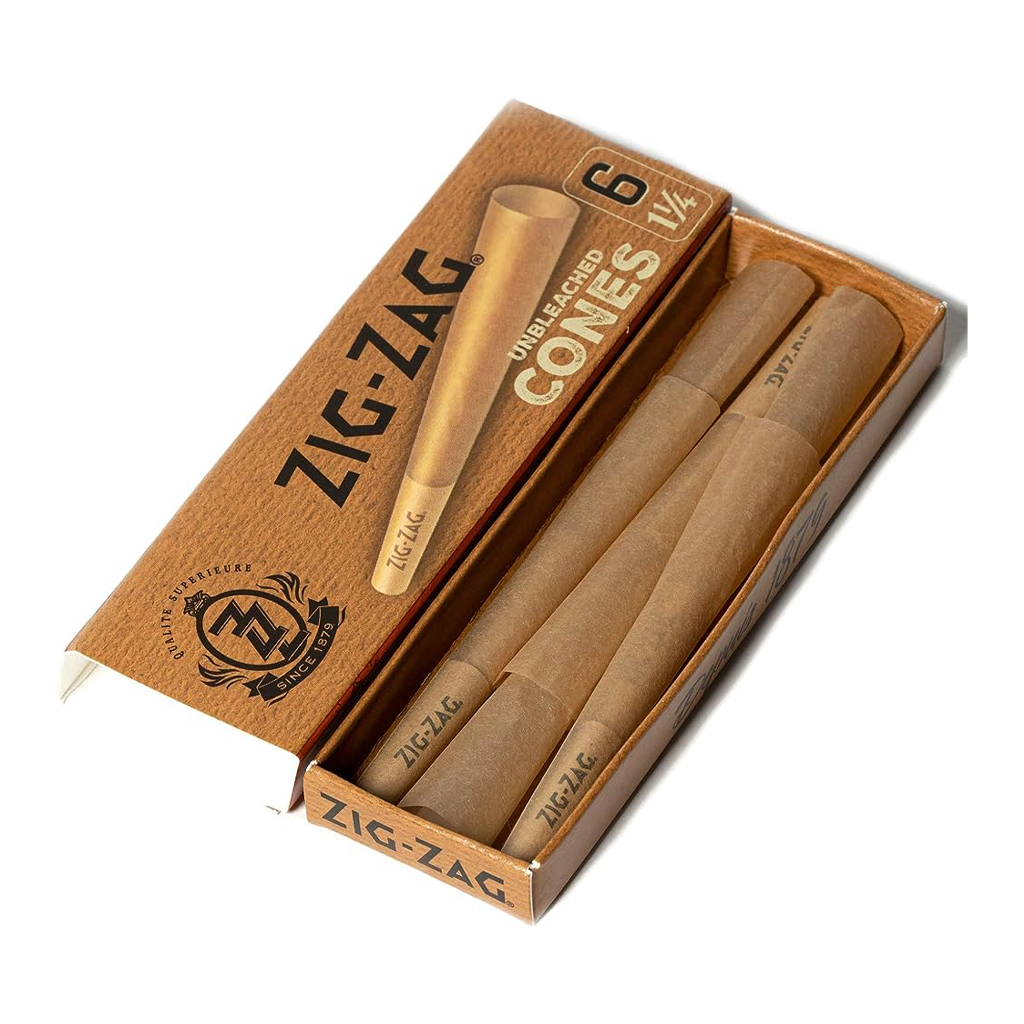 Zig Zag Cones / 1 1/4" Unbleached