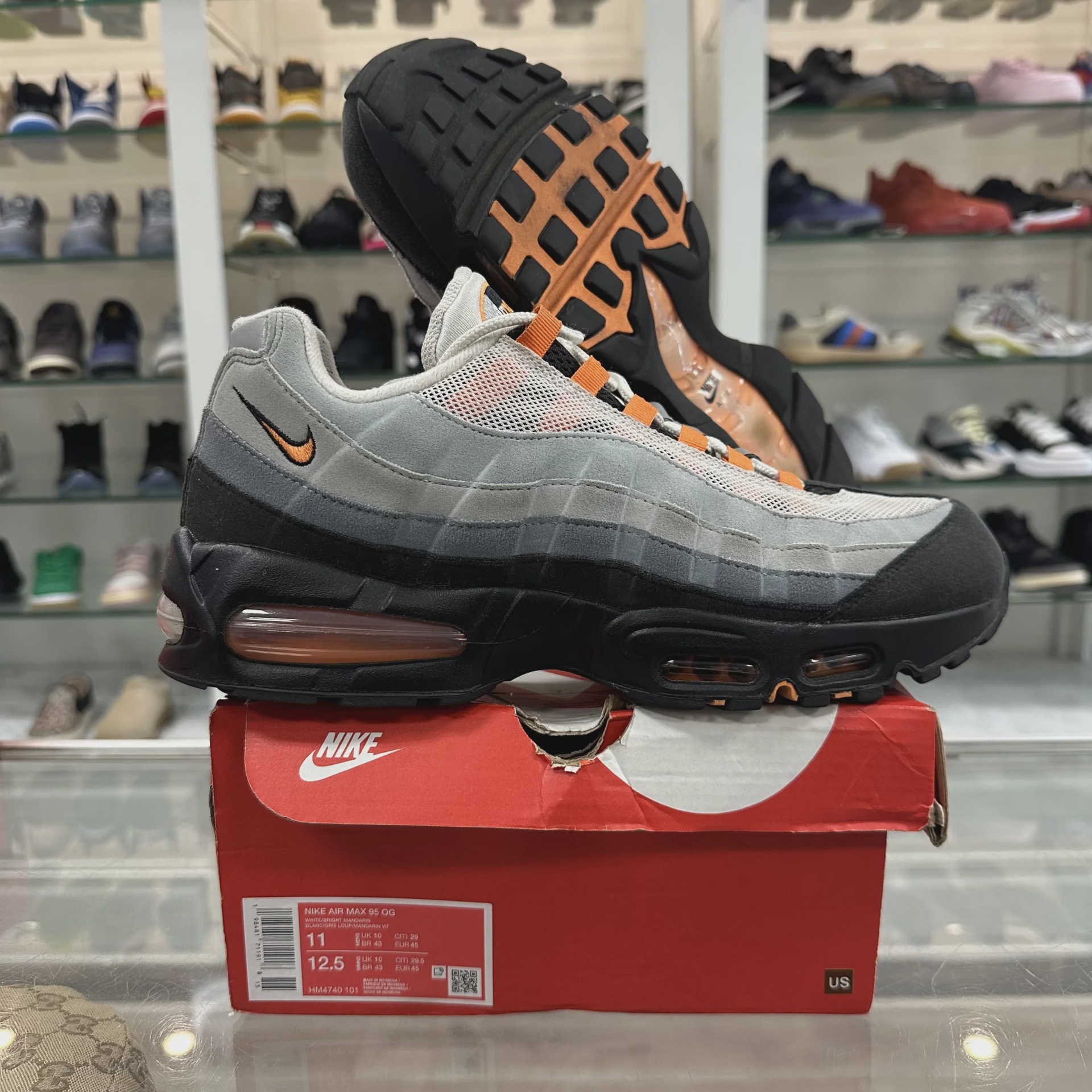 Nike Nike Air Max 95 Original Big Bubble Bright Mandarin 2.0 (2025) - Size US M 11