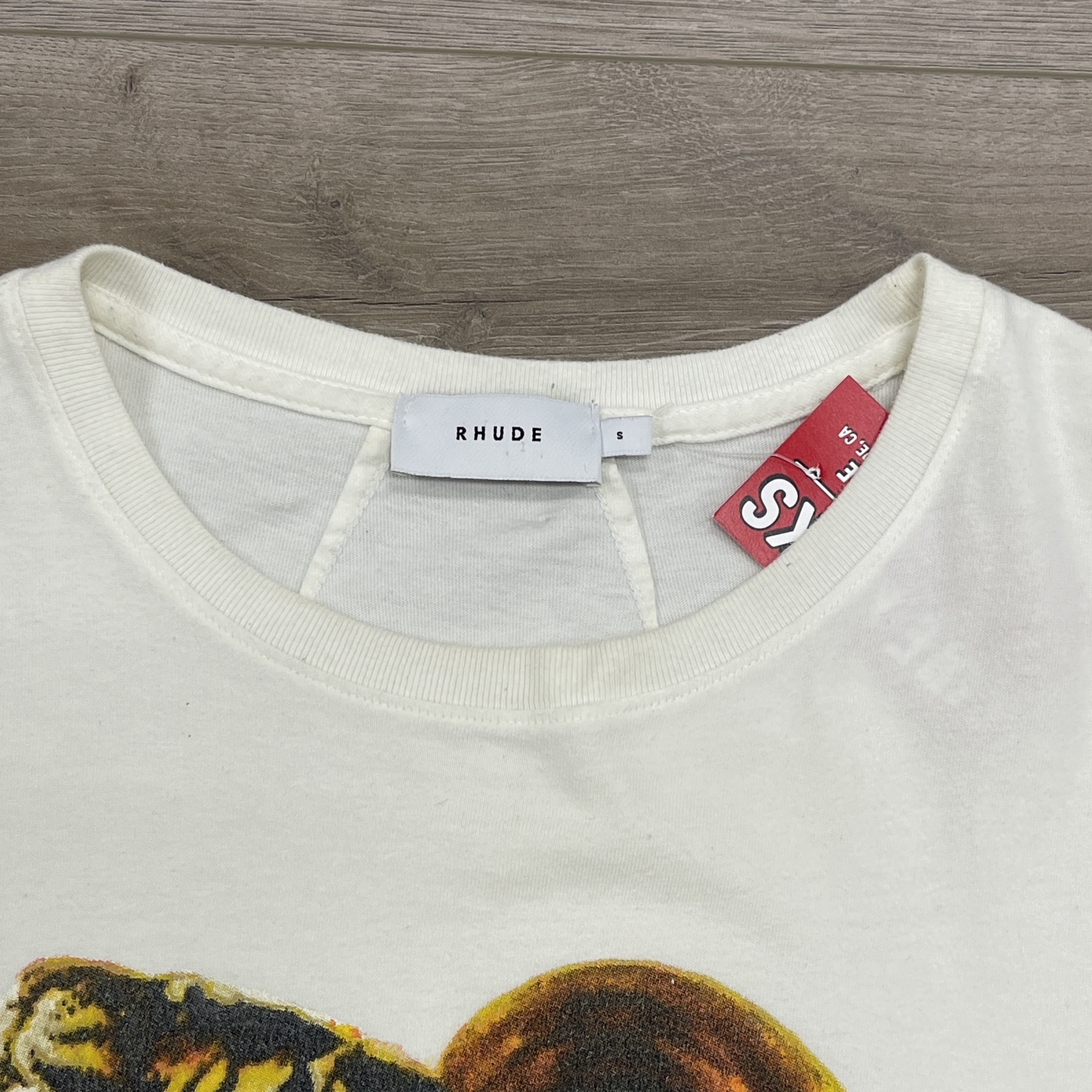 Rhude Tiger Tee 'Vintage White' - Pre-Owned 4