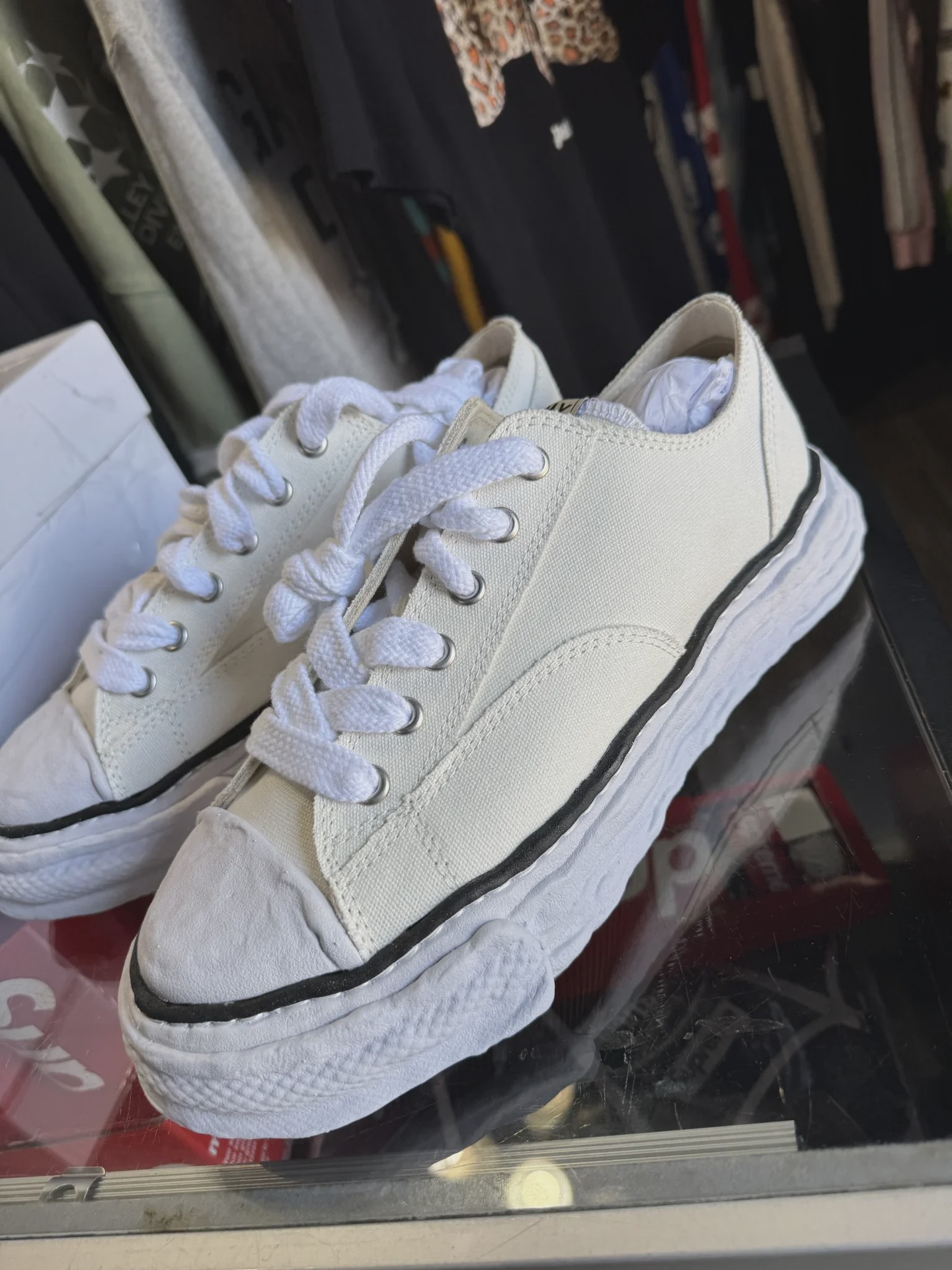 Maison Mihara Yasuhiro Peterson 23 OG Sole Canvas Low White • Brand New [1365] - photo 1