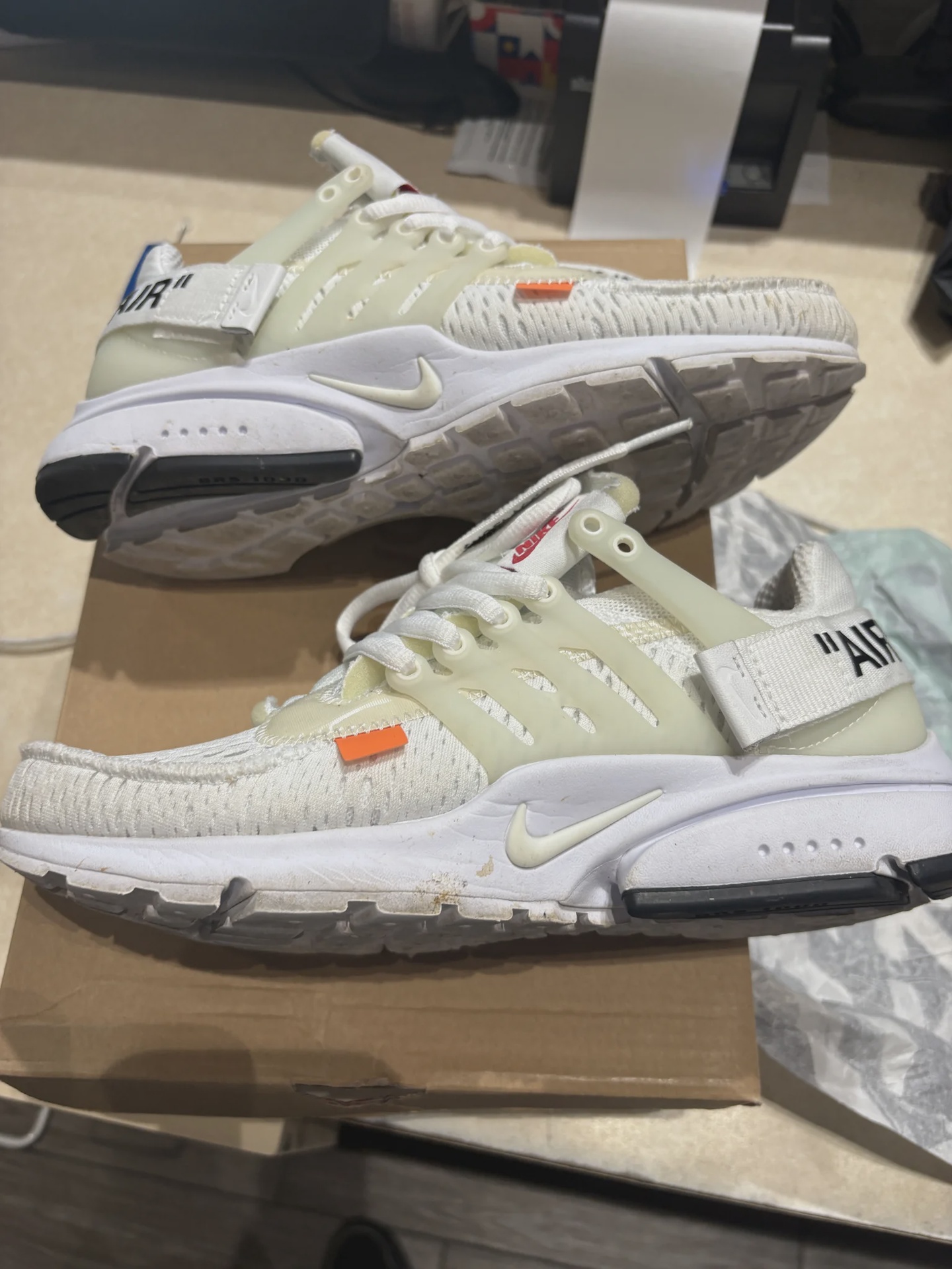Nike Air Air Presto Off-White White (2018) • Pre-Owned [2982] - photo 2