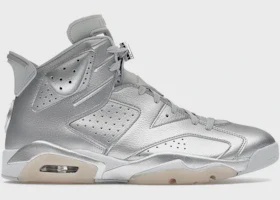 Jordan Air Jordan 6 Retro PSG Paris Saint-Germain Silver - Size US M 9