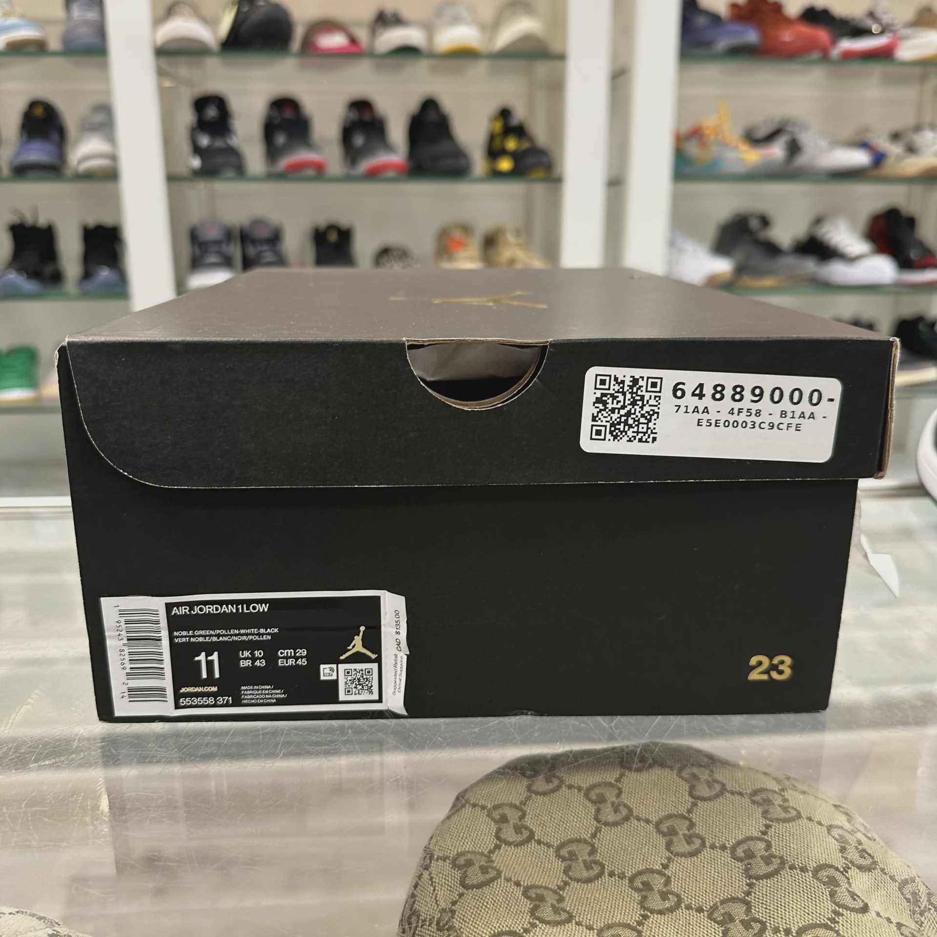 Jordan 1 Low Green Toe • Pre-Owned [6500] - photo 7