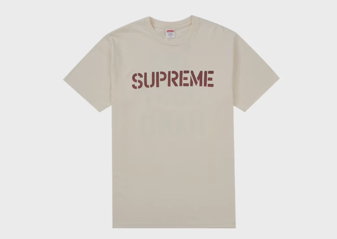 Supreme Supreme Hard Tee Natural - Size L