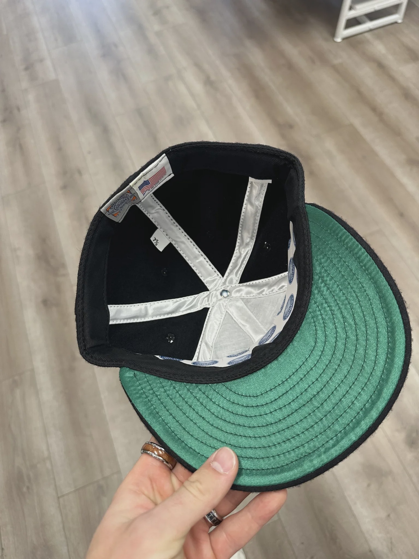 SS23 Supreme x Ebbets S Logo Fitted 6-Panel 'Black' • Pre-Owned [3724] - photo 3