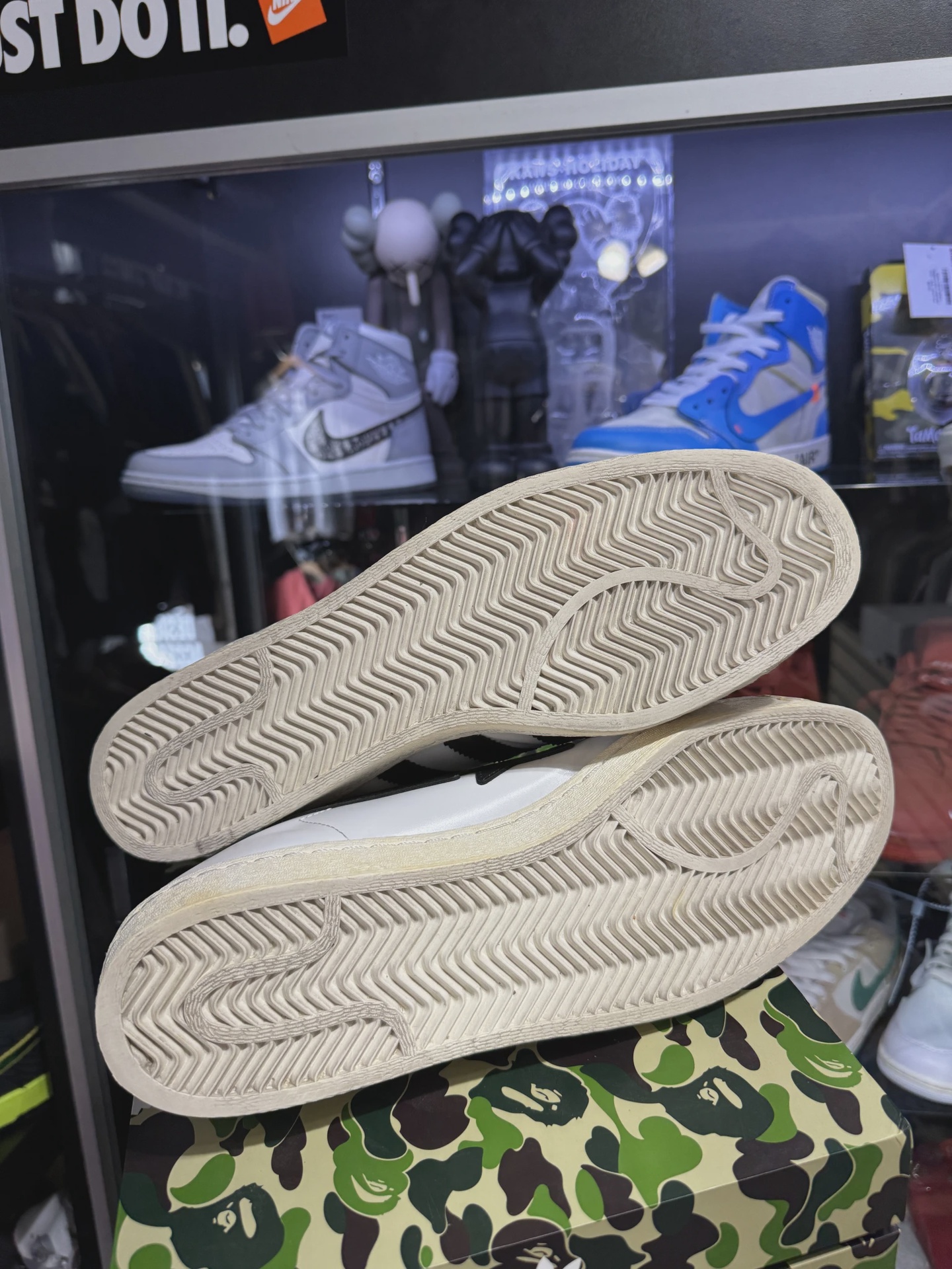adidas Superstar 80s Bape White Black • Pre-Owned [5813] - photo 2