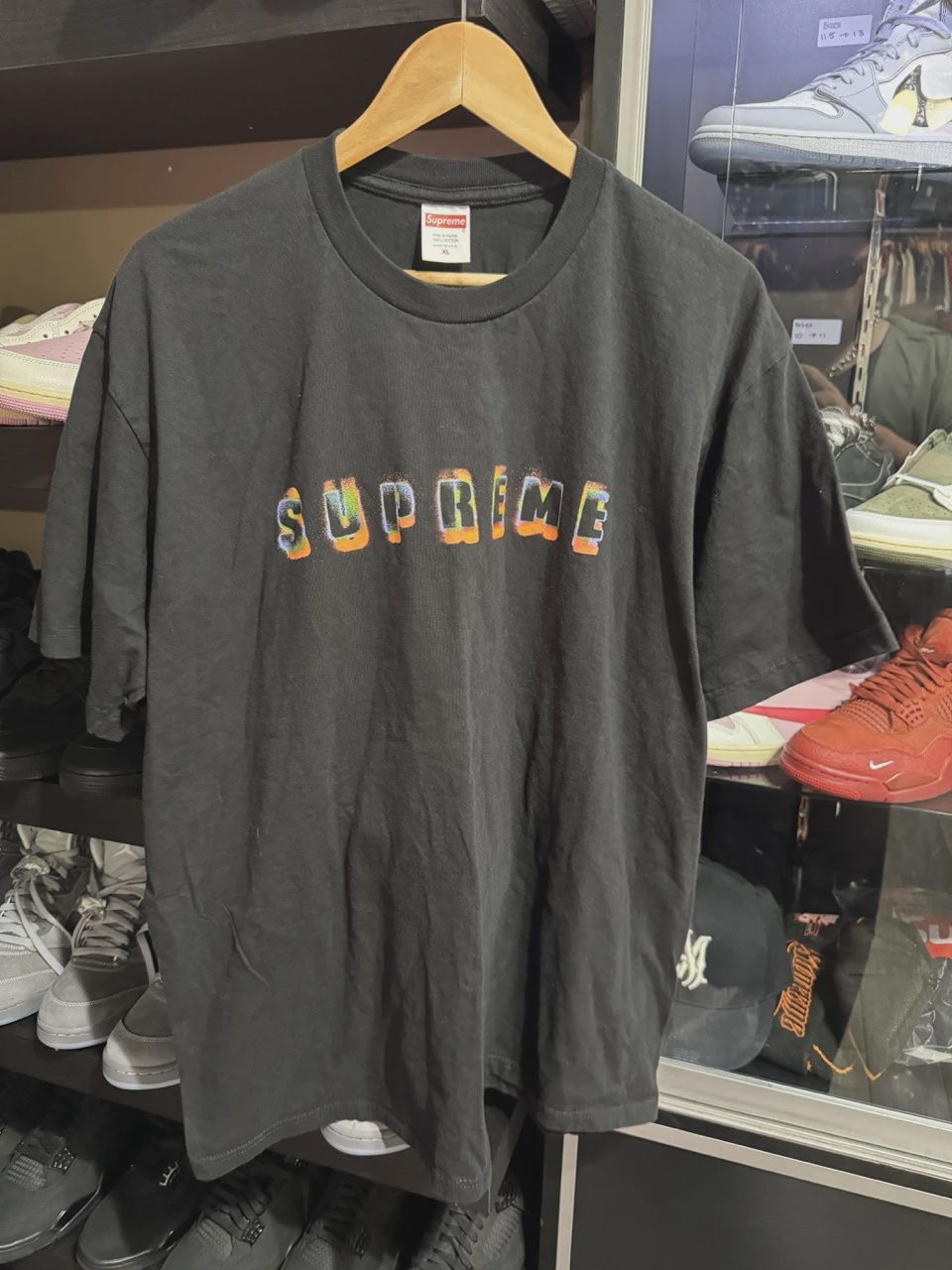 Supreme Stencil Tee Black • Pre-Owned [1804]