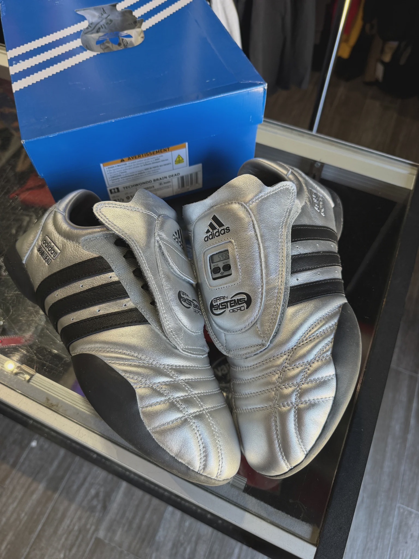Adidas adidas Taekwondo Brain Dead Metallic Silver - Size US M 8.5