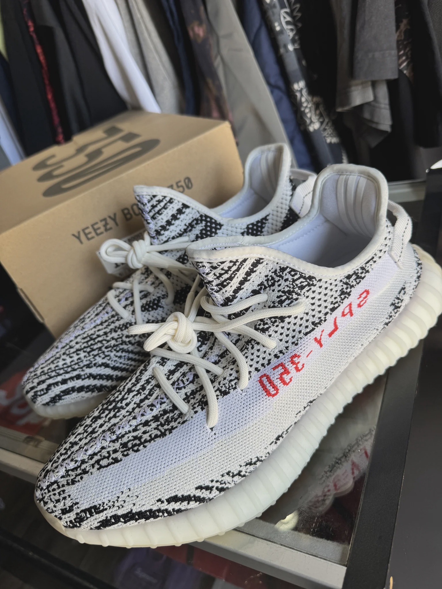 Adidas adidas Yeezy Boost 350 V2 Zebra - Size US M 12