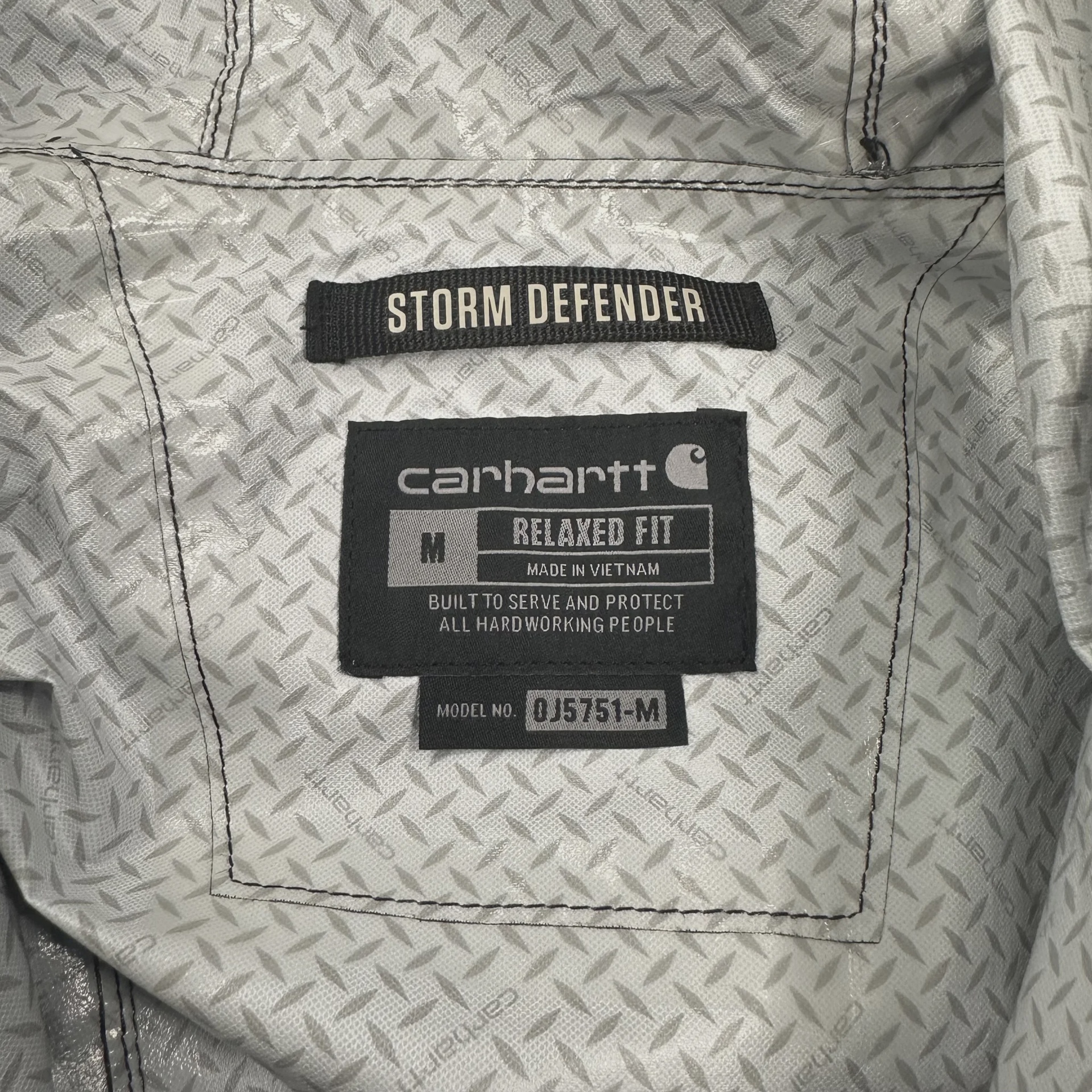 Carhartt Storm Defender Relaxed Fit Lightweight Packable Jacket • Pre-Owned [0569] - photo 5
