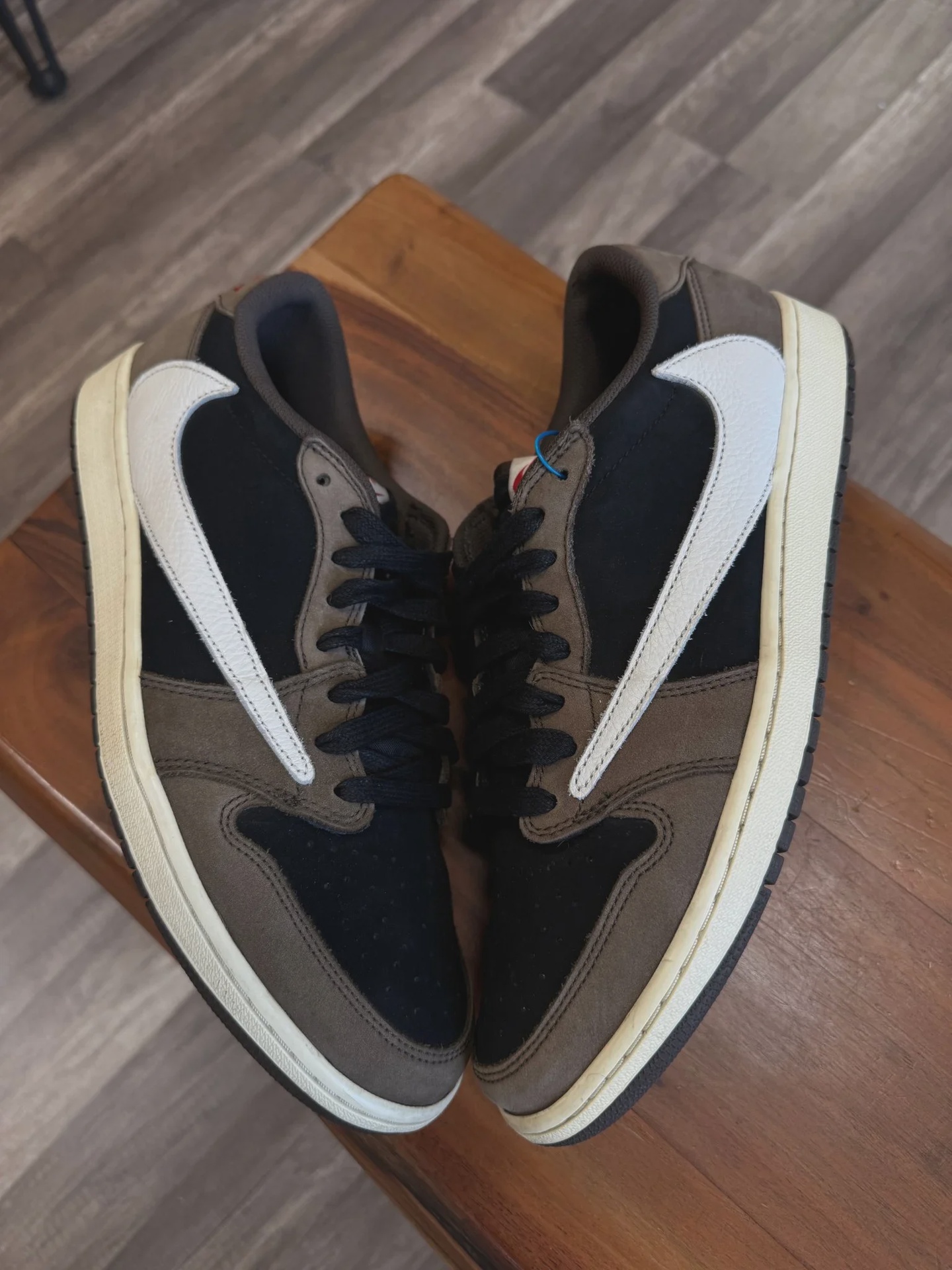 Jordan Jordan 1 Retro Low OG SP Travis Scott Mocha - Size US M 13