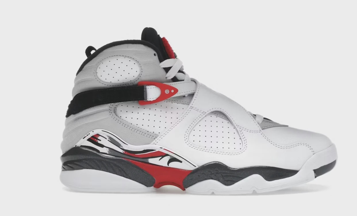 Air Jordan 8 Retro White True Red (2025) • Brand New [5772]