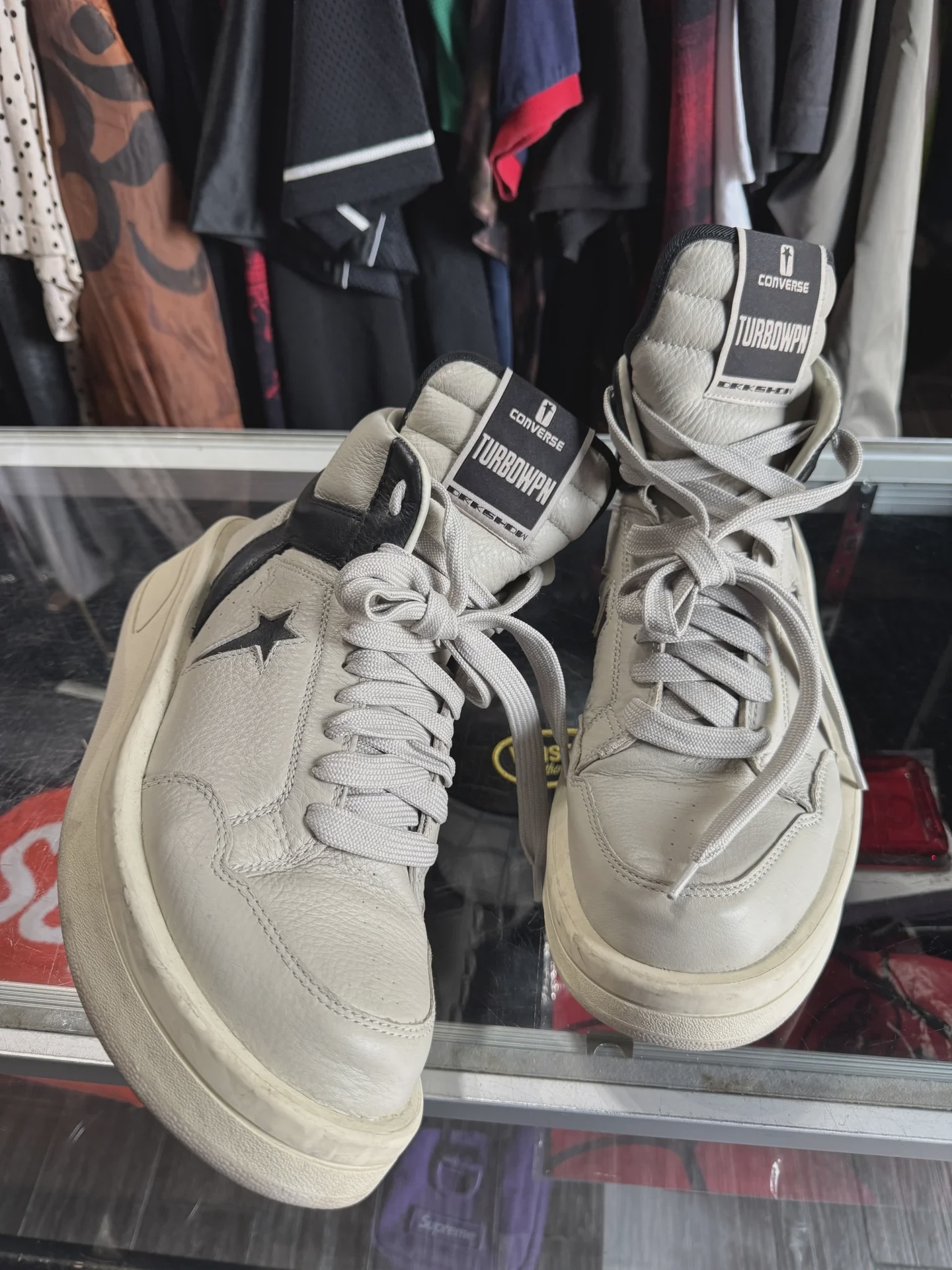 Converse Converse TURBOWPN Mid Rick Owens DRKSHDW No Box - Size US M 9.5
