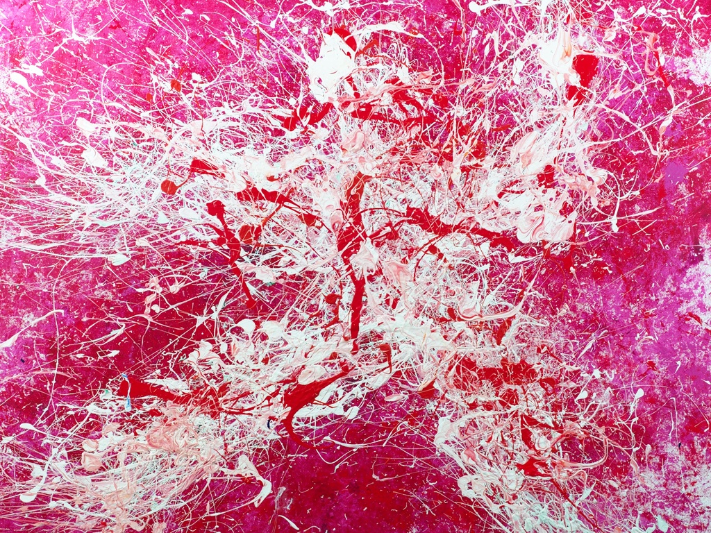 Metal Painting - Essence of Taiji (Red)