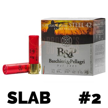 B&P Valle Steel Super Magnum 12g 3½" 42g SLAB #2/0