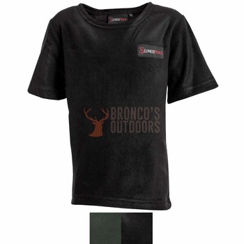 Lonely Track Kids Tyro Fleece Tee Black