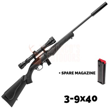 Rossi 7022 .22 LR + Nikko Mountmaster 3-9x40 + Suppressor