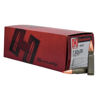 Hornady 7.62X39 123gr SST Steel Case