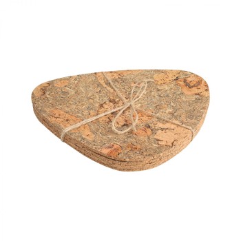 CORK PEBBLE PLACEMATS - SET OF 4