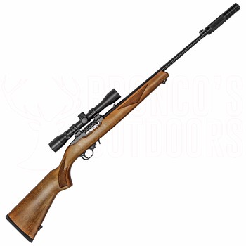 Ruger 10/22 Sporter Blued Wood + 4x32 + Suppressor