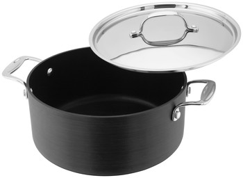 HARD ANODISED NON STICK 24CM CASSEROLE