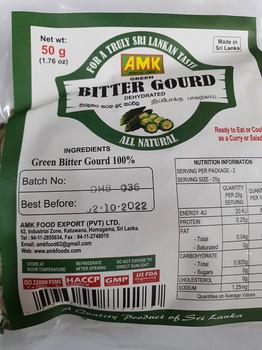 Amk Green Bitter Gourd Dehydrated 50g