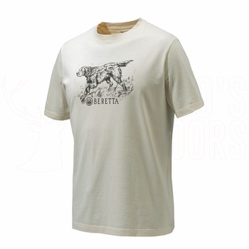 Beretta Engraving Setter T-Shirt Sand Shell