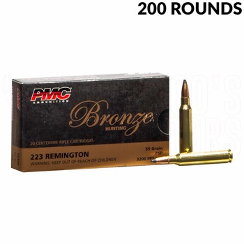 PMC .223 REM 55gr SP 200 Rounds