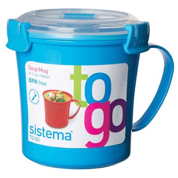SISTEMA MICROWAVE SOUP MUG - 656ML