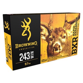 Browning Ammunition .243 97gr BXR