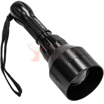 Bushgear BG-600Z Red LED Zoomable Flashlight Full Kit
