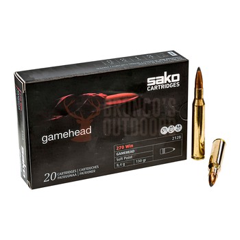 Sako Gamehead .270 130gr Soft Point